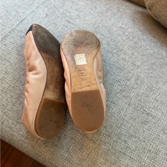 Tory Burch Beige and Black Flats - Picture 6 of 6